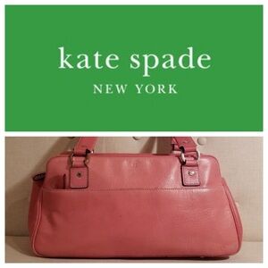 MAKE AN OFFER Vintage Kate Spade pink leather handbag